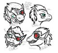 The many expressions of Giygas by TheErebus