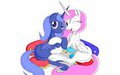 Filly Celestia and Luna