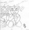 Loupy and Lincub : awww my tail