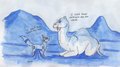The World In Blue And A Camel's Food by Karja