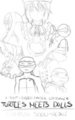 Turtles Meet Dolls promo poster (unfinshed) by RozenMaiden