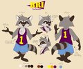 Bri the Raccoon 2014 ref sheet