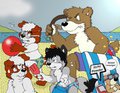 On the beach with Tony
