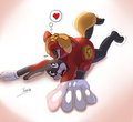 Crepe's new pet :D by Inabi