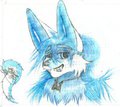 My realistic hair, Is so bule <3 by WolfieWolfster