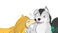 My Fursona Getting A Lick From Kate