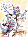 Mama mia! - Shota!Azureion x Fem!Bruno