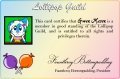 Lollipop Guild Card 