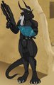 At the ready, commander