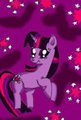 Twilight Sparkle with background by CrazyPinkiePie