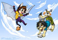 Lizheru flying 