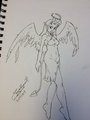 Fallen Angel Tattoo Design