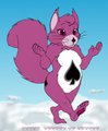 The Spade Squirrel by CyberCornEntropic