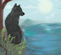Wolf Resting (by Alhanda)