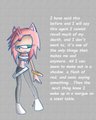 I want to forget, okay? by AskVampireAmyRose