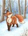 Fox in the Snow  by SilentRavyn
