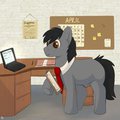 Desk Job by SymphonicOtter