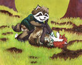 Wrestling by Christaphorac