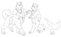 Taking a Taur for a Walk (Part 1)  by Killerwolf1020