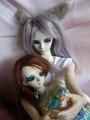 Commissioned Ball Jointed Dolls - Cuddling