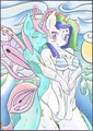 Art Trade: Pixel And Lith Bikini by NixieDreamstar