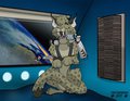 Old RP stuff - Feligris as captain, leopard weapon officer, wolf commanding officer