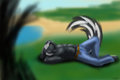 Mofetta chills by Asmarith