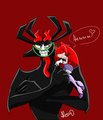 Aku and Akai by CobaltPie