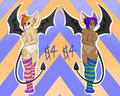 Batty Hybrid Adopts :3  [OPEN] by BlackthornTiger
