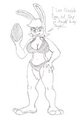 A slightly late Easter Bunny