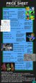 Price Sheet 2014 by MtheFox