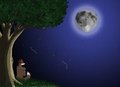 Crying to the moon by Xy