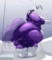 Micky's Shower by Kazecat