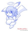 Halo To RedHeadPika - Sketch [GIFT] by Raukue