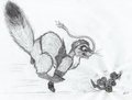 Axle Furret Poofy Tailed by Elena by AxleFurret