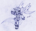 Mobian Alice doodle.