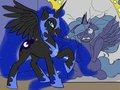 Nightmare Luna by UrDeerFriend