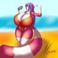 It's too hot for the lady~