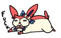 Fat Cat sylveon by kiwitwist