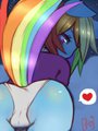 Rainbow Boooty by Shickietan