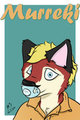 Murreki Bust-Badge