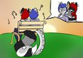 AT: Sharing headphones~