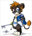 Diapered Sora Lion by TaviMunk