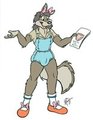 Diaper Wolfie in Bule