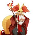 Delphox as Mai Shiranui