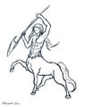 Centaur sketch by KolewazakiSan