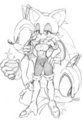 Rouge with two boys by RaianOnzika
