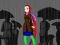 stand in the rain