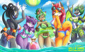 Girls of Summer Wallpaper by sallyhot