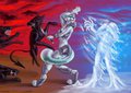 Good Vs Evil. Sierra In Battle by SierraStarpaw